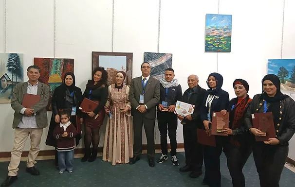 وزارة الثقافة الأردنية تكرم الفنان التشكيلي العكي قزموز في المركز الثقافي الملكي